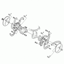 クボタ 管理機 耕うん爪 ナタ爪 16本（ボルトセット） フレンチローター2型 92151-22226 -_画像7