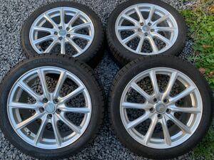 バリ溝　スタッドレス　アルミホイール 4本セット　225/45R17 ナンカン　CORSAFA 17×7J インセット53