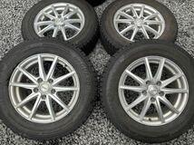 バリ溝　スタッドレス アルミホイール4本セット 215/65R16 ヨコハマ iceGUARD ig50 Plus 16×6.5J インセット40_画像1