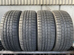 D1179　☆☆深溝スタッドレス☆☆ DUNLOP WINTER MAXX WM02　205/55R16 91Q　4本価格　2016年製