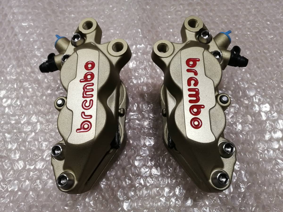 若者の大愛商品 【送料込み】brembo ブレンボキャリパー右 ゴールド