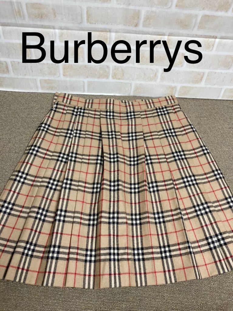 BURBERRYS レトロバーバリー ノバチェック スカート カーキ グリーン