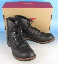 MFF13204 REDWING レッドウィング アイアンレンジャー ブーツ #8084 8.5D ブラック 美品_画像1