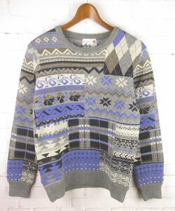 MFJ20106 anapau アナパウ ALL STAR SWEATER ニット セーター S 未使用 グレー