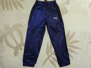  new goods postage included!! 60%OFF!¥6050 140 PUMA Puma hem zipper . convenience!. manner * comfortable pi stereo pants navy navy blue Wind pants prompt decision last 1 point 
