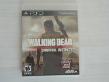 PS3 【WALKING DEAD SURVIVAL INSTINCT】北米版 US Version／US Edition_画像1