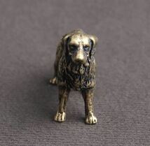 真鍮の犬 インテリア アンティーク 置物 小物 装飾 彫刻 ミニチュア 銅 雑貨 犬 イヌ 動物 アニマル 2694_画像5