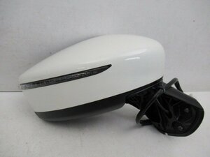 【即決有】 日産 ノート E12 後期 純正 右 ドアミラー ウインカー付き ホワイト Murakami G579 (n076674)