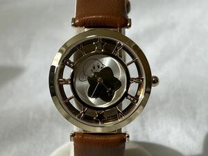 稼働品 アサミズカンパニー 星のカービィ ウォッチ 受注生産商品 ゴールド ブラウン ベルト 限定 クォーツ 腕時計 キャラクター