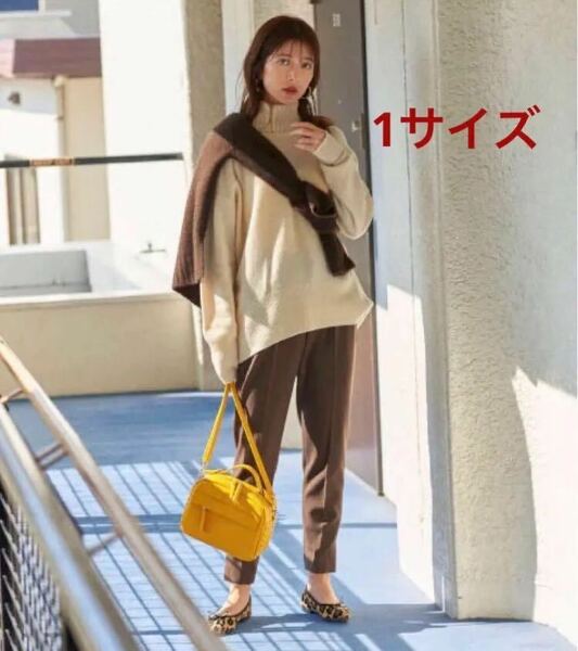 ほぼ新品＊佐田真由美さん着 BARNYARDSTORMヘリンボーンスリットパンツ