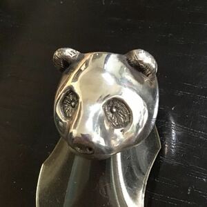 SV925 Panda silver ring 11 number * ring silver ring 