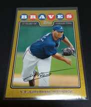 MLB 2008年topps ヴラディミア・ヌーニェス(ブレーブス)2008枚限定サインカード。0562/2008。No,UH96。_画像1