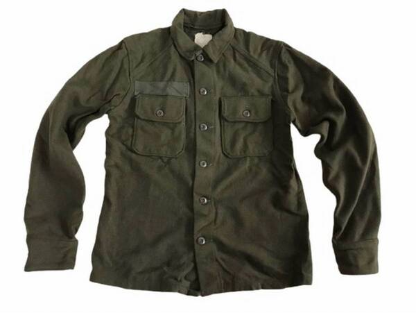 【2020】実物 ビンテージ 70年代 SHORT COLD WEATHER FIELD ウールシャツ USサイズ:SMALL