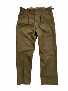 [1736] the truth thing beautiful goods! US WW2 wool tiger u The - mustard pants super Vintage 