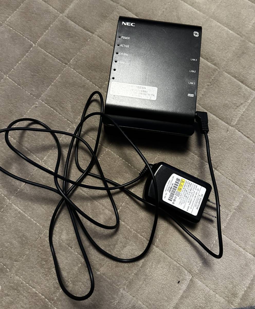NEC Wi-Fi 6E(11ax)対応トライバンド 無線LANルーター Aterm WX7800T8