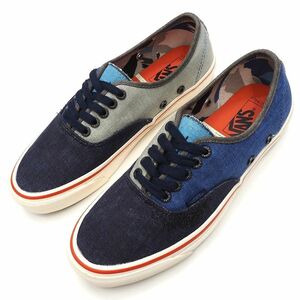 K03388 新品 Nigel Cabourn × VANS VAULT/スニーカー【サイズ：28】Crazy Navy オーセンティック ナイジェルケーボン バンズ ボルト 