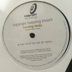 Copyright Featuring Imaani / Running Away　[Copyright Recordings - CPR001]