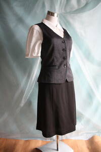 OL uniform * office work clothes Amatir gray the best *BONOFFICE black skirt set 7 number 