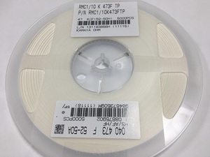 釜屋電機　RMC1/10K473FTP　5000個/巻　角板形チップ抵抗器　2012サイズ　47kΩ　0.125W　F品