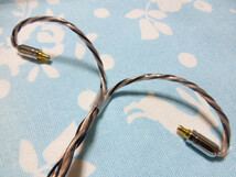 Acoustune IE400 IE500 PRO PENTACONN EAR MOGAMI 2799 八芯 ブレイド編み 3.5mm3極 L字 オヤイデ P-3.5GL (4.4mm5極 可 HS1697ti HS1677SS_画像2