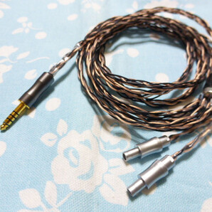 SENNHEISER HD800 HD820 Cascade DHARMA D1000 MOGAMI 2799 八芯 ブレイド編み 200cm 長め 4.4mm5極 トープラ販売 (黒スリーブ カスタム可