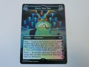 MTG 美品 【Guess Your Fate（2,3,5,6）（FOIL）】 （アンコモン） アンフィニティ unfinity 英 1枚迄