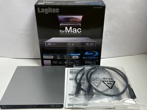 Logitec USB3.2 9.5mm light Type-C BDXL correspondence Mac correspondence portable Blue-ray Drive silver LBD-PVC6UCMSV unused goods 