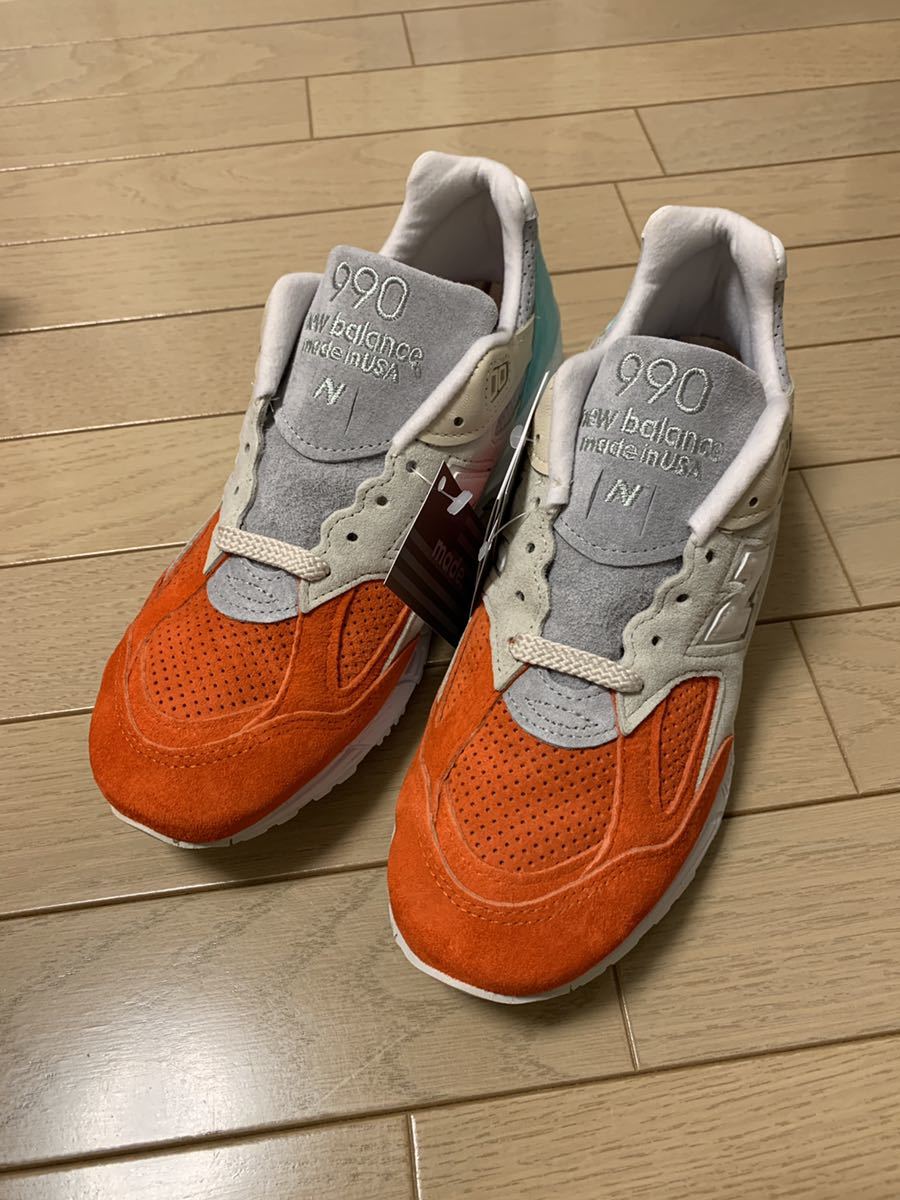 KITH ロニーファイグ ニューバランス M990 KC2 キクラデス 29cm-