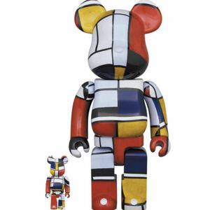 Bearbrick Piet Mondrian 100％ & 400％BE@RBRICK ベアブリック MEDICOM TOY メディコムトイ　ピートモンドリアン