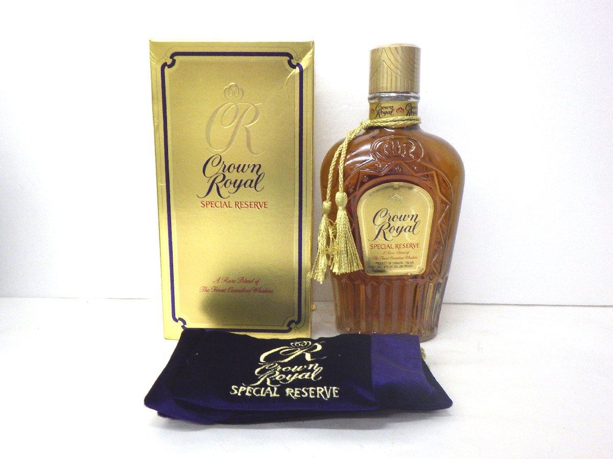 CrownRoyal SPECIAL RESERVE 箱・巾着付 数量は多 - hallys.pe