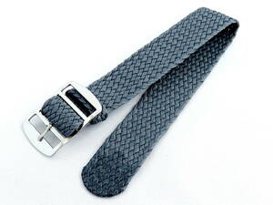  Cross knitting * Army * military type * Cross strap * clock belt * gray * width 20mm