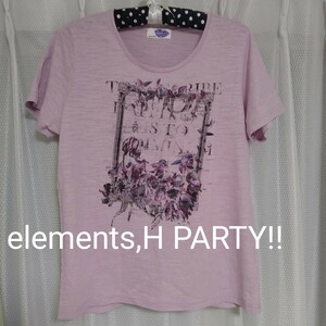 elements,H PARTY!! Tシャツ カットソー