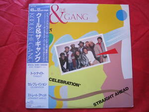 ■クール＆ザ・ギャング( KOOL＆THE　GANG)　/　TONIGHT　未発表　特別編集ヴァージョン　/　国内盤帯付き12インチシングルLPレコード