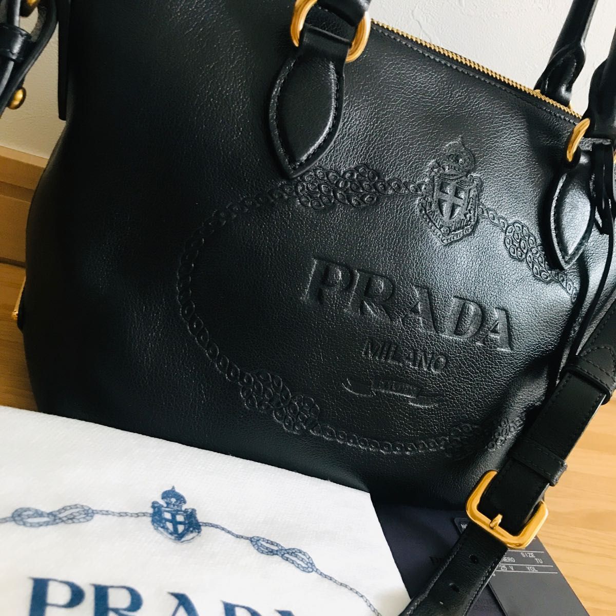 新品未使用 PRADA プラダ ショルダーバッグ ストラップ マルチカラー