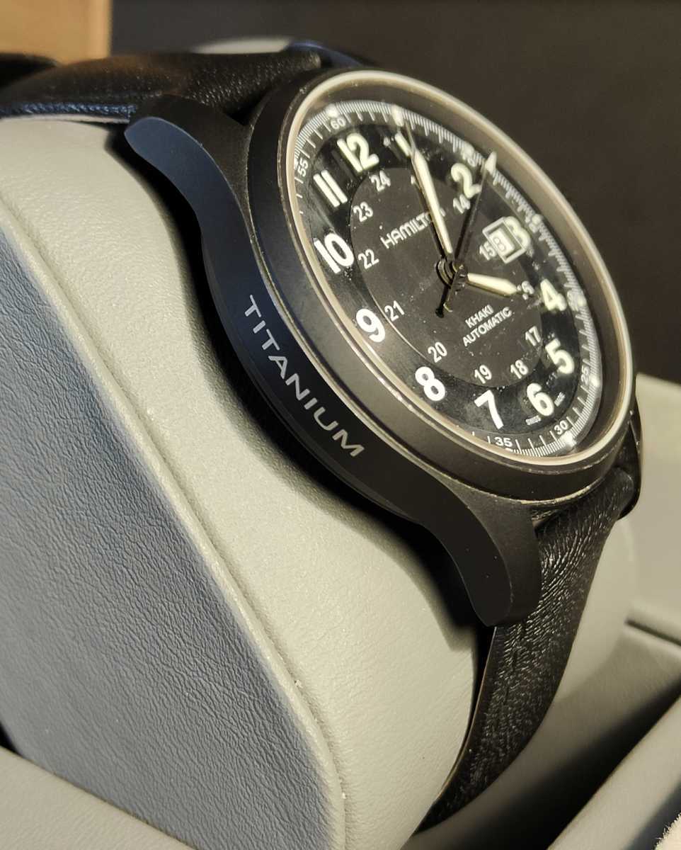 送料無料 チタニウム製 Hamilton Khaki Field Titanium チタン製