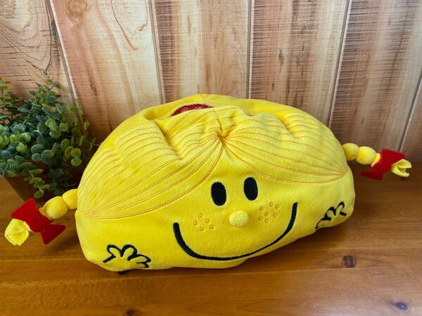 mr.men little miss sunshine ぬいぐるみ ティッシュケース カバー サンリオ 美品 アメリカンポップ