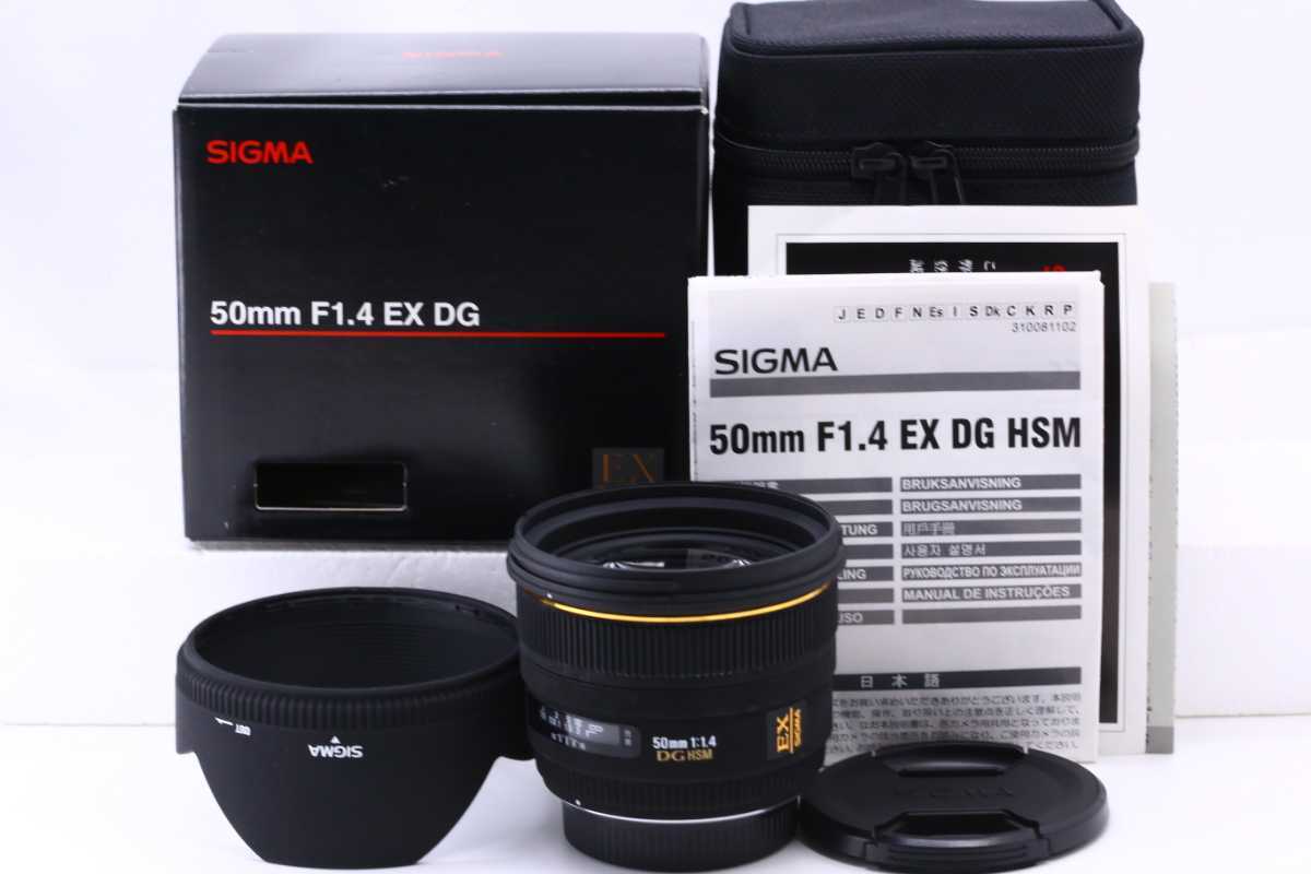 シグマ 50mm F1.4 DG EX HSM PENTAX Kマウント-