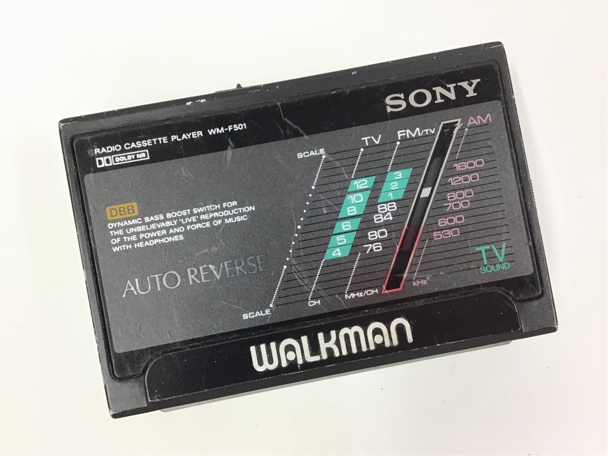 ラジオ WALKMAN - カセットウォークマン WALKMAN sony WM-F501の通販