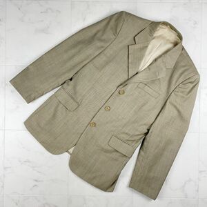 beautiful goods ungaro Ungaro tailored jacket single total reverse side men's oke- John tea color Brown size 48*QB1093