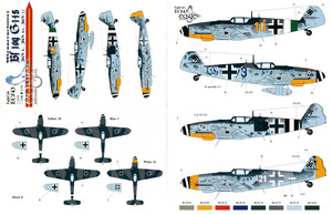 【送料無料：デカール】 Eagle Edition 32 EC043 Bf109 G14S JG4 and JG52 JG77