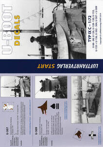 【送料無料：デカール】 Luftfahrtverlag 72 U boat TYPE Ⅸ C