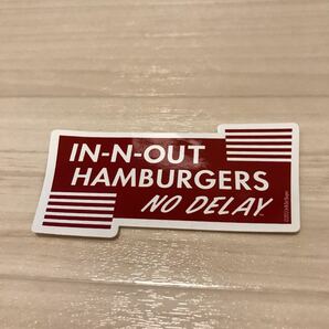 US★アメリカ現地購入 【IN-N-OUT BURGER】 オリジナルステッカー USDM JDM ローライダーの画像1