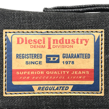 DIESEL ディーゼル 財布 ブランド 二つ折り ブラックデニム X08801-P4654-T8013_画像3