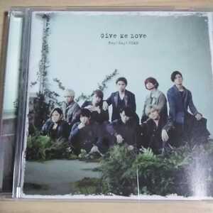 CD033　CD　Hey！Say！JUMP　１．Give Me Love　２．TOY