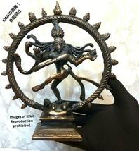 ダンシングシヴァ　高さ21.5cm　ガンメタル製　ナタラージャ　ヒンドゥ教美術　像　銅像　シヴァ Dancing Shiva Nataraja Statue Shiva_画像10