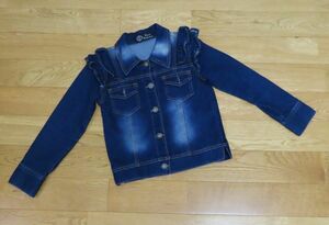 *[ beautiful goods ]Eanas Eollection girl frill design Denim jacket 