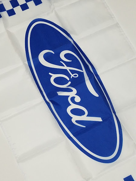 Immediate decision, brand new, unused, shipping included! Ford flag tapestry, car, automobile, racing / YW1930, Handmade items, interior, miscellaneous goods, panel, Tapestry