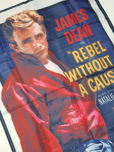 即決新品未使用送料込! ジェームスディーン REBEL WITHOUT A CAUSE フラッグ 旗 タペストリー アメリカン 雑貨 / YW1933