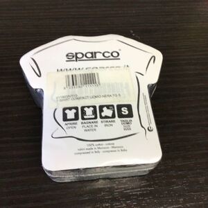 【新品】スパルコ SPARCO コンパクトTシャツ Sサイズ ブラック