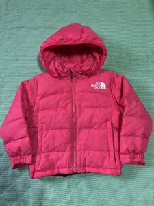 ノースフェイス キッズ アコンカグア フーディNDJ91862 ACONCAGUA HOODIE Kid's size100 ピンク系